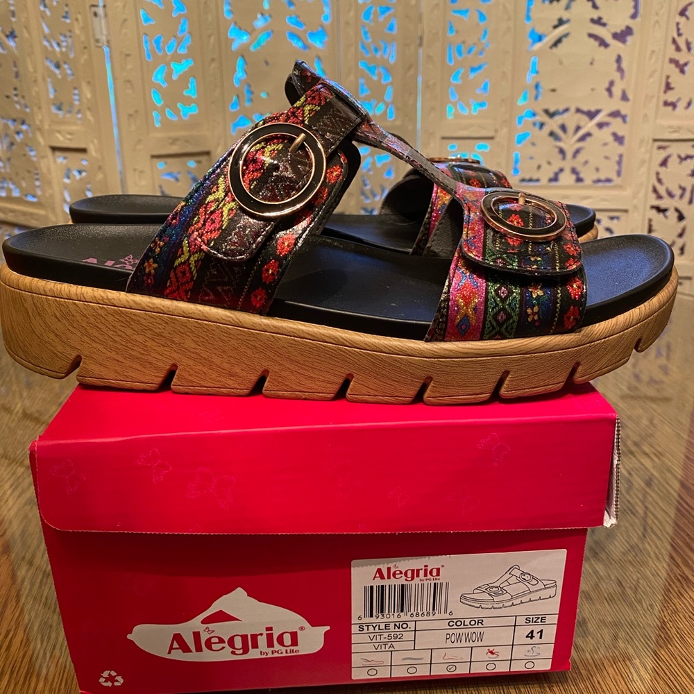 Alegria Sandals, size 41 (10.5), never worn
